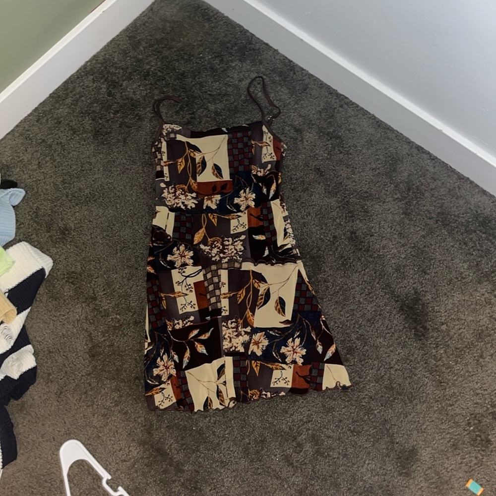 Brown maxi dress